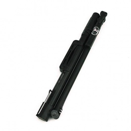GAGP Zubehör GAGP Inflator Fußpedal Aluminiumlegierung Hochdruck-Barometer Schlauch Luftpumpe leicht zu tragen Fahrradpumpe (Color : Black, Size : 304mm)