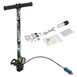 Fdit Fahrradpumpen Hochdruck-Standpumpe mit 6000PSI-Messgerät, 0-30 MPa (4500PSI) Boost-Up-Inflator mit Öl-Wasser-Abscheider für Fahrrad-Autozylinder, Labortests