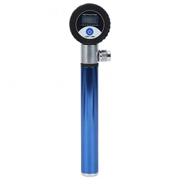 Keenso Zubehör Keenso 120psi Hochdruck Inflator Presta & Schrader Ventile Fahrradreifenpumpe Tragbare Mini Fahrradpumpe Fahrradreifenpumpe mit LCD Digitalanzeige(Blau)