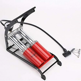 Fanuosuwr Zubehör Multifunktionale Fahrradpumpe Pedalpumpe Mini Tragbare Fahrrad Elektrische Fahrrad-Haushaltspedal-Luftpumpe Dauerhaft (Farbe : Silver, Size : 5.5x12cm)