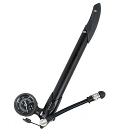 PQXOER-SP Fahrradpumpen PQXOER-SP Fahrradpumpe Handpumpe for Rennräder mit Zwei Anschlüssen, tragbare Mini-Luftpumpe mit abnehmbarem Manometer for Presta- und Schrader-Ventile (Farbe : Schwarz, Größe : 31cm)