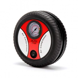 AOUVIK Zubehör Reifenform Luftpumpe mit Manometer und DREI Düsenadaptern Reifenfüllkompressor für Autos Vans Luftmatratzenbälle 250 PSI 25L / min