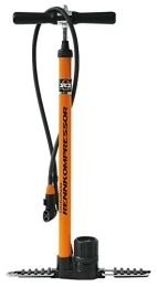 Unbekannt Fahrradpumpen Rennkompressor SKS Metall orange - mit Schlauch 2150 Multi Valve