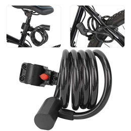 Asixxsix Fahrradpumpen Stahlseil-Fingerabdrucksperre, USB-Aufladung Wasserdichtes Fahrradschloss, langlebiges, sicheres, staubdichtes Fingerabdruck-Entsperren für Motorrad-Diebstahlsicherungsfahrräder
