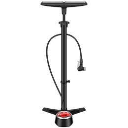  Fahrradpumpen Standpumpen Fahrradreifenpumpe MTB Hochdruck-Standpumpe, Haushalts-Fahrradpumpe mit hochauflösendem Barometer