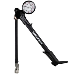 TOCYORIC Zubehör TOCYORIC Venzo Bike Bicycle 300 PSI High Pressure Dual Double Face with Gauge Fork Shock Rear Suspension Mini Air Pump for Mountain MTB Downhill Fork - No Air Loss Nozzle
