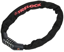Trelock  Trelock Kettenschloss Kombi BC 215-75-5.5 Code, 8003782, Schwarz
