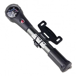 TYJH Fahrradreifenpumpe mit Manometer 300 PSI, geeignet für Presta- und Schrader-Ventile, Mini-Fahrradpumpe Mountain Road BMX