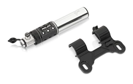 XLC Fahrradpumpen XLC Unisex – Erwachsene Luftpumpe und Minipumpe PU-A08, Silber, Schwarz, One Size