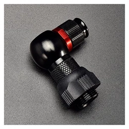 YINHAO Fahrradpumpen YINHAO Mini-Fahrradpumpen-Inflator MTB Rennrad CO2 Aufblasbare Kopfadapter Radfahren Reifenpumpe Metall Fahrrad Zubehör (Color : Black Red)