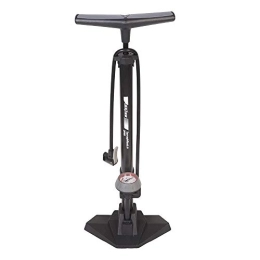 YMYGCC Zubehör YMYGCC Fahrradpumpe Fahrradluftpumpe Gummireifen mit Top-Barometer Bodentyp-Reitfahrrad Hochdruckpumpe INFLATOR Radsport Zubehör (Color : Black)