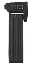 ABUS Zubehör ABUS Faltschloss Bordo Combo Lite 6150 / 85 mit Tasche - Extra-leichtes Zahlenschloss aus Spezialstahl - ABUS-Sicherheitslevel 6 - 85 cm - Schwarz