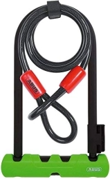 ABUS Zubehör ABUS Ultra 410 Bügelschloss mit Kabel für Fahrräder, Sicherheitswertung ‚Silber‘