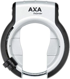 AXA Fahrradschlösser Axa Unisex – Erwachsene Defender Retractable Rahmenschloss, Silber / Schwarz, Einheitsgröße