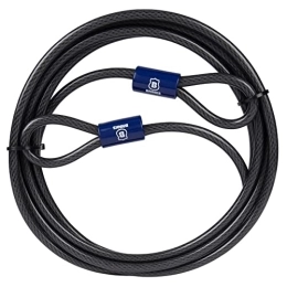 BRINKS Fahrradschlösser BRINKS - 0, 95 cm x 3, 5 m flexibles Stahlschlaufen-Kabel – robuste Vinylfolie für Korrosionsschutz