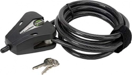 DLC Fahrradschlösser Covert Scouting Cameras, Master Lock Python Trail Kamera Sicherheitskabel, schwarz, Länge: verstellbar 15, 2–182, 9 cm (2168)