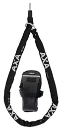 CBK-MS Fahrradschlösser Einsteckkette "RLC" 140 cm lang + Tasche für Rahmenschloss AXA Defender + Victory