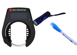 DNA PROTECTED Zubehör Fahrradschloss mit Bluetooth und Alarm. App gesteuert mit teilfunktion ideal für privat und vermietung. Mit Anti-diebtsahlsystem und Polizeischutz.