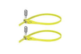 Hiplok Fahrradschlösser Hiplok Z-Lok Stahlkern Kabelbinder-Schloss 2er pack , gelb (lime), Einheitsgröße