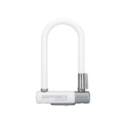 Kryptonite Zubehör Kryptonite Unisex-Erwachsene Kryptolok Mini-7 W / Flexframe-U Bracket (Color-White) Locks, 4" x 11.5" 12.7mm