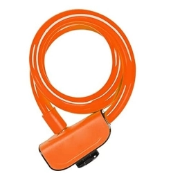 Lxrzls Zubehör LXRZLS Fahrradschloß Super Anti-Diebstahl-Schlösser for Fahrradanhänger Elektro-Fahrrad-Motorrad-Gates-Kupferkern Durable Stahl MTB-Verschluss (Color : Orange)