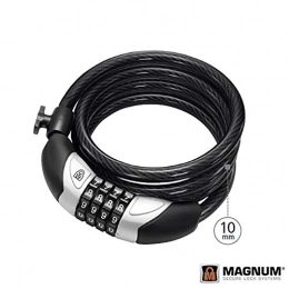 Magnum Kabelschloss schwarz schwarz 180 cm x 10 mm