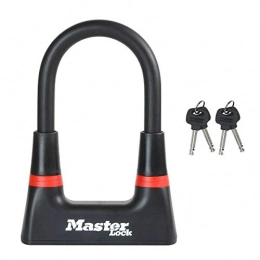 Master Lock Zubehör MASTER LOCK Bügelschloss [Schlüsselschloss] [Zertifiziertes Fahrrad Schloss] 8278EURDPRO - Ideal für Fahrräder