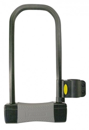 MICHELIN Erwachsene Fahrradbügelschloss mit 3 Schlüsseln Schlüsselöffnung Bügel und Halter für den Fahrradrahmen Fahrradschloss, Schwarz, 165x320 mm