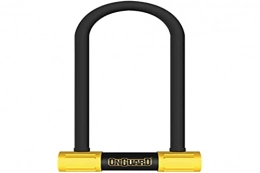 On-Guard Zubehör Onguard Smart Alarm U-Lock Diebstahlsicherung für Erwachsene, Unisex, Schwarz / Gelb, 124 x 208 mm – 16 mm