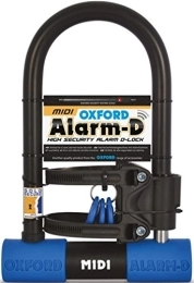 Oxford Zubehör Oxford Alarm-D Midi Alarmierter Bügel, schwarz / blau, Einheitsgröße