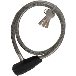 STANLEY Zubehör STANLEY Key Cable Fahrradschloss 10mm x 900mm, 3 Schlüssel, S741-155, Kabelschloss mit Schlüssel und Halterung