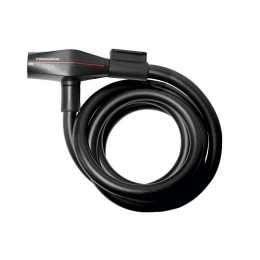 Trelock Fahrradschlösser Trelock Unisex – Erwachsene Spiralkabelschloss-2231263300 Spiralkabelschloss, schwarz, 180cm