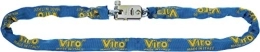Viro Fahrradschlösser Viro LUC / VIR5590 Kettenschloss, Unisex, Erwachsene, Silber / Gelb, 900 x 5, 5 mm