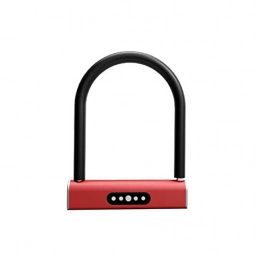 ZalePass Security Zubehör ZalePass Fahrradschloss U-Bügelschloss elektronisches Öffnen mit App, Bluetooth, Zahlen, 6-stellig. Hohe Sicherheit, diebstahlsicher, leichte Bedienung.
