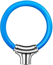 ZECHAO Fahrradschlösser ZECHAO Fahrradkombinationsschloss, Universal Bicycle Lock Edelstahlkabel Anti-Diebstahl-Sicherheitsschloss mit 2 Schlüssel for den Motorradzyklus MTB Fahrrad Fahrradschloss (Color : Blue)